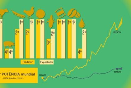 Figura 1. Representatividade agronegócio brasileiro 2016 (Fonte: USDA)